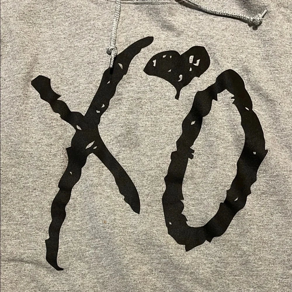 The Weeknd XOXO Gray Graphic Sweatshirt Hoodie - Picture 2 of 3